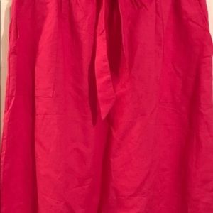 J. Crew Pink Full Skirt